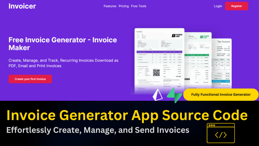 Invoice Generator App Source Code