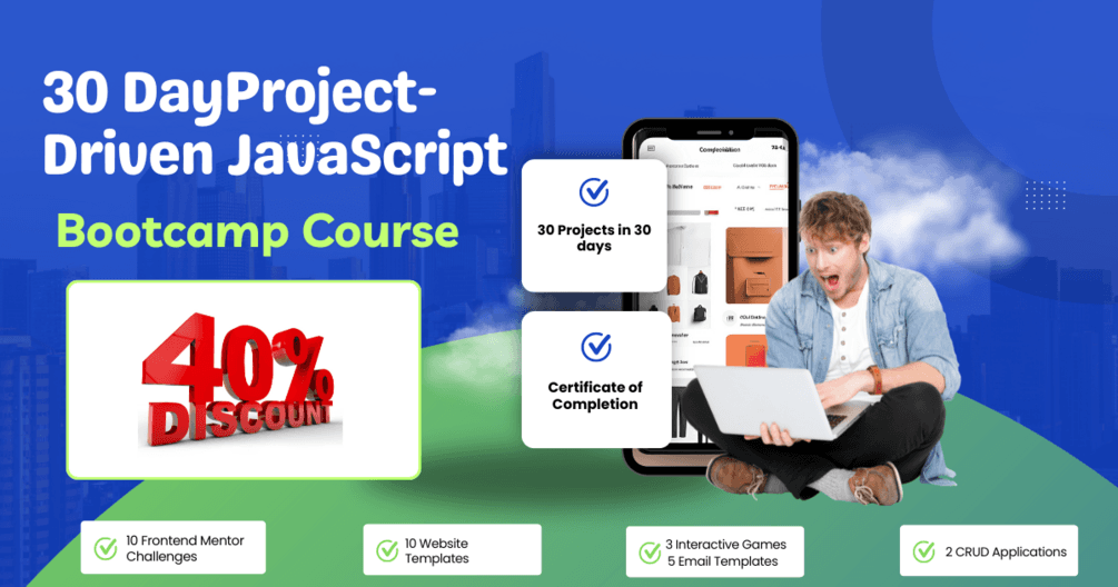 30-Day Project-Driven JavaScript Bootcamp Course